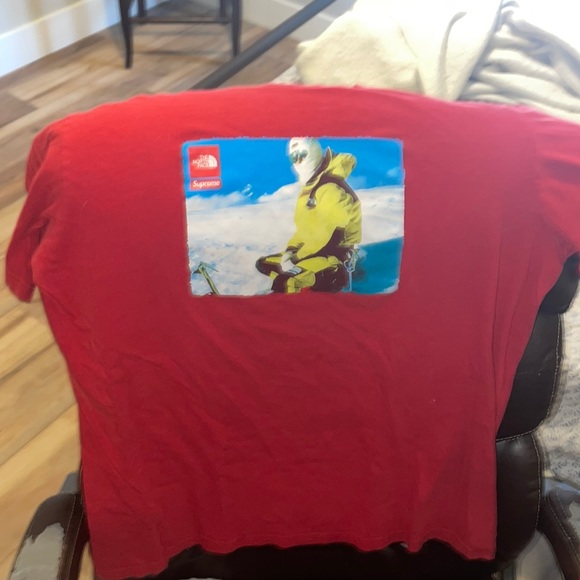 Supreme//Northface colab tee (red) - Picture 3 of 4